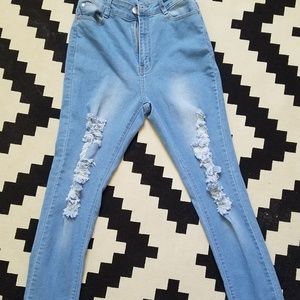 High Waisted Skinny Jeans